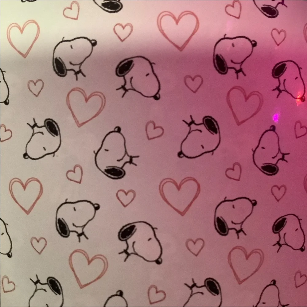 Peanuts Snoopy Pink Hearts Valentines Day Throw